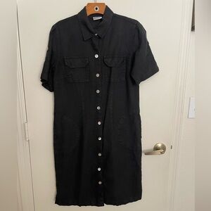 Chico's Black Linen Dress